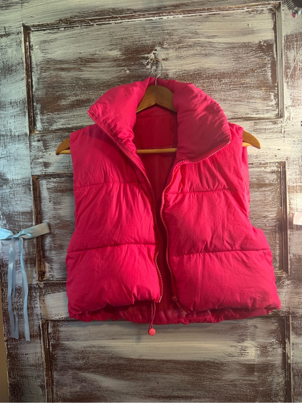 Hot Pink Puffer Vest